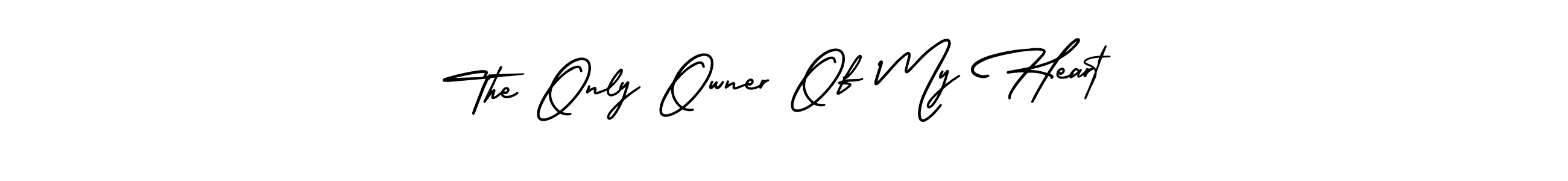 Also You can easily find your signature by using the search form. We will create The Only Owner Of My Heart name handwritten signature images for you free of cost using AmerikaSignatureDemo-Regular sign style. The Only Owner Of My Heart signature style 3 images and pictures png