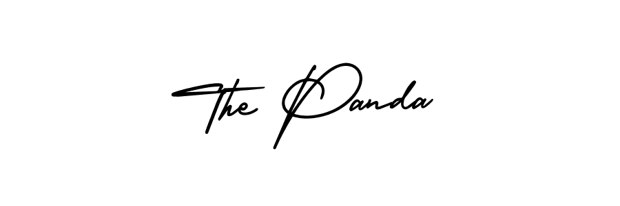 You should practise on your own different ways (AmerikaSignatureDemo-Regular) to write your name (The Panda) in signature. don't let someone else do it for you. The Panda signature style 3 images and pictures png