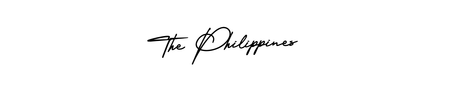 Design your own signature with our free online signature maker. With this signature software, you can create a handwritten (AmerikaSignatureDemo-Regular) signature for name The Philippines. The Philippines signature style 3 images and pictures png