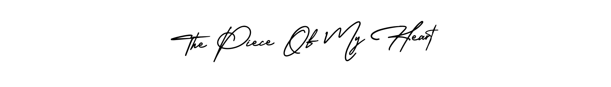 Best and Professional Signature Style for The Piece Of My Heart. AmerikaSignatureDemo-Regular Best Signature Style Collection. The Piece Of My Heart signature style 3 images and pictures png