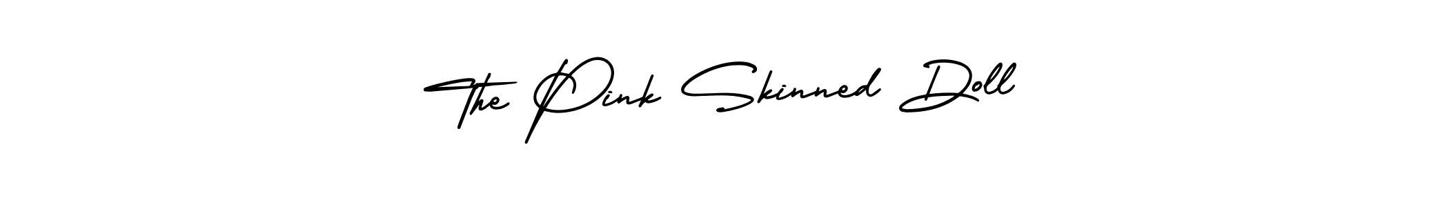 Make a beautiful signature design for name The Pink Skinned Doll. Use this online signature maker to create a handwritten signature for free. The Pink Skinned Doll signature style 3 images and pictures png