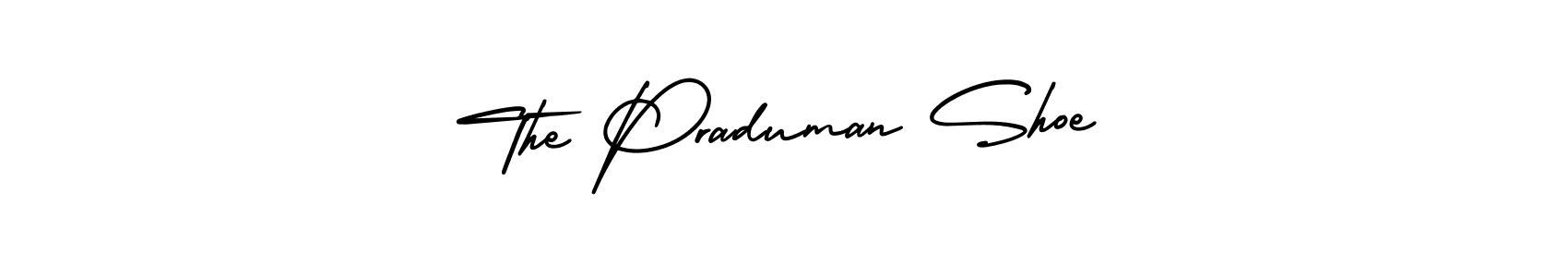 Also we have The Praduman Shoe name is the best signature style. Create professional handwritten signature collection using AmerikaSignatureDemo-Regular autograph style. The Praduman Shoe signature style 3 images and pictures png