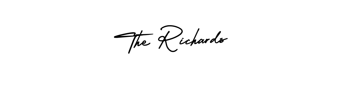 Make a beautiful signature design for name The Richards. With this signature (AmerikaSignatureDemo-Regular) style, you can create a handwritten signature for free. The Richards signature style 3 images and pictures png