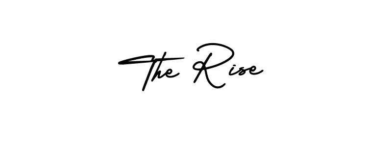 This is the best signature style for the The Rise name. Also you like these signature font (AmerikaSignatureDemo-Regular). Mix name signature. The Rise signature style 3 images and pictures png