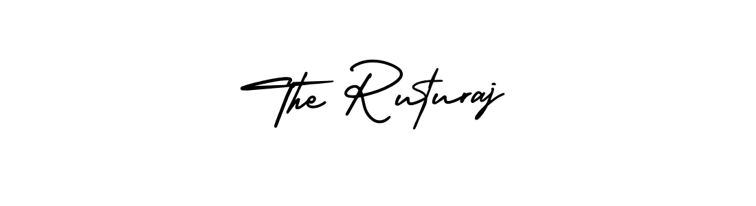It looks lik you need a new signature style for name The Ruturaj. Design unique handwritten (AmerikaSignatureDemo-Regular) signature with our free signature maker in just a few clicks. The Ruturaj signature style 3 images and pictures png