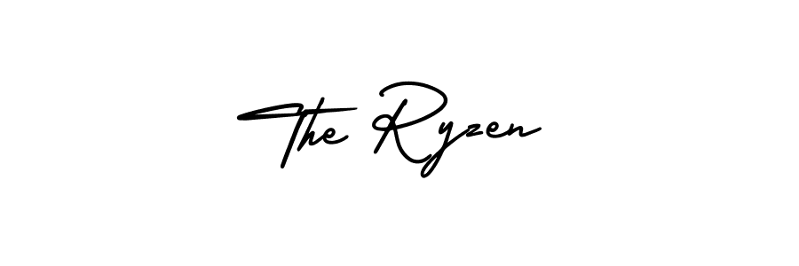 Also we have The Ryzen name is the best signature style. Create professional handwritten signature collection using AmerikaSignatureDemo-Regular autograph style. The Ryzen signature style 3 images and pictures png