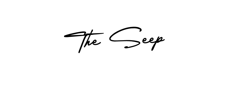 How to Draw The Seep signature style? AmerikaSignatureDemo-Regular is a latest design signature styles for name The Seep. The Seep signature style 3 images and pictures png