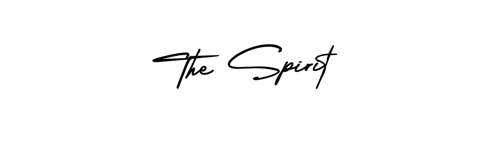 The Spirit stylish signature style. Best Handwritten Sign (AmerikaSignatureDemo-Regular) for my name. Handwritten Signature Collection Ideas for my name The Spirit. The Spirit signature style 3 images and pictures png