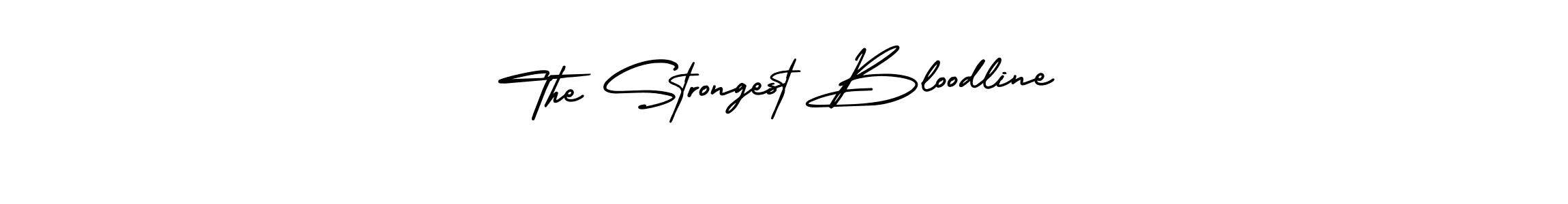 Use a signature maker to create a handwritten signature online. With this signature software, you can design (AmerikaSignatureDemo-Regular) your own signature for name The Strongest Bloodline. The Strongest Bloodline signature style 3 images and pictures png