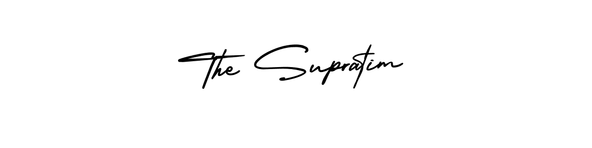 Make a short The Supratim signature style. Manage your documents anywhere anytime using AmerikaSignatureDemo-Regular. Create and add eSignatures, submit forms, share and send files easily. The Supratim signature style 3 images and pictures png