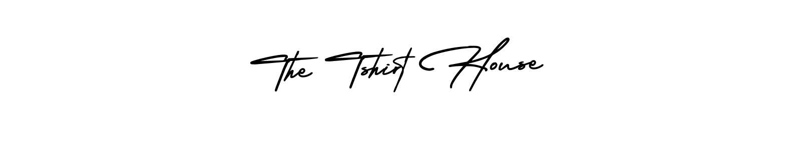 The Tshirt House stylish signature style. Best Handwritten Sign (AmerikaSignatureDemo-Regular) for my name. Handwritten Signature Collection Ideas for my name The Tshirt House. The Tshirt House signature style 3 images and pictures png