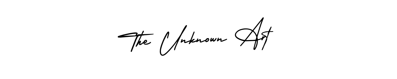 How to make The Unknown Art signature? AmerikaSignatureDemo-Regular is a professional autograph style. Create handwritten signature for The Unknown Art name. The Unknown Art signature style 3 images and pictures png