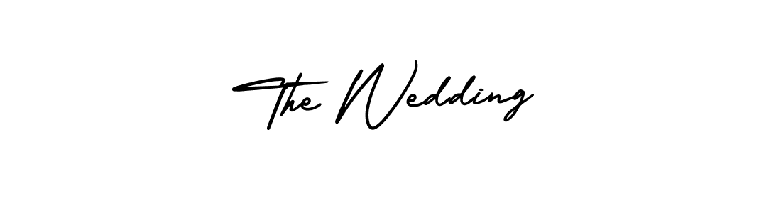 This is the best signature style for the The Wedding name. Also you like these signature font (AmerikaSignatureDemo-Regular). Mix name signature. The Wedding signature style 3 images and pictures png