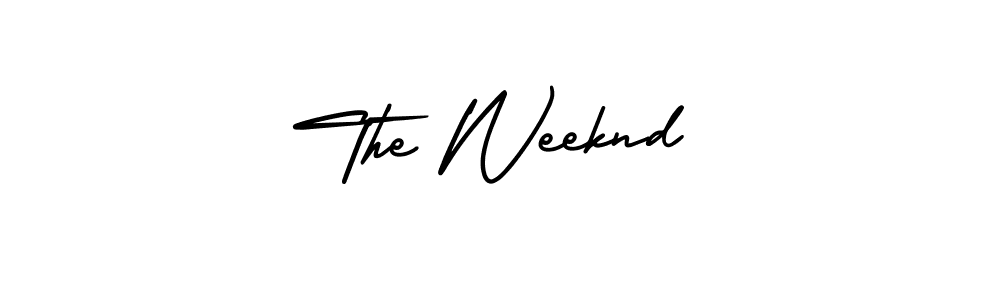 Make a beautiful signature design for name The Weeknd. With this signature (AmerikaSignatureDemo-Regular) style, you can create a handwritten signature for free. The Weeknd signature style 3 images and pictures png