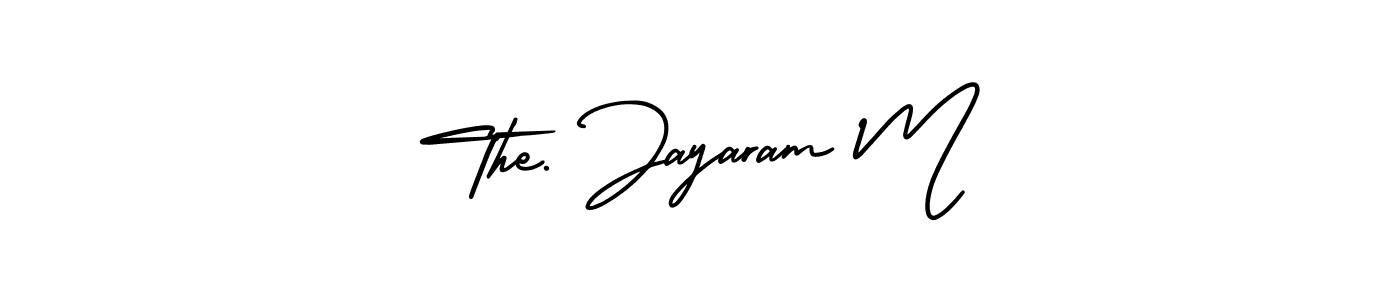 This is the best signature style for the The. Jayaram M name. Also you like these signature font (AmerikaSignatureDemo-Regular). Mix name signature. The. Jayaram M signature style 3 images and pictures png