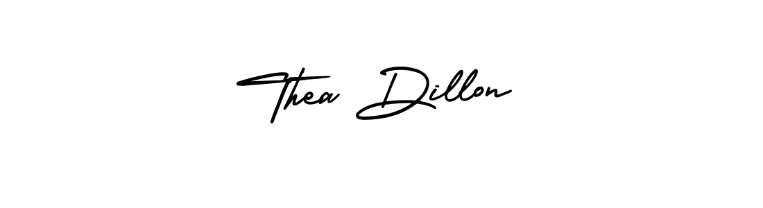 Use a signature maker to create a handwritten signature online. With this signature software, you can design (AmerikaSignatureDemo-Regular) your own signature for name Thea Dillon. Thea Dillon signature style 3 images and pictures png