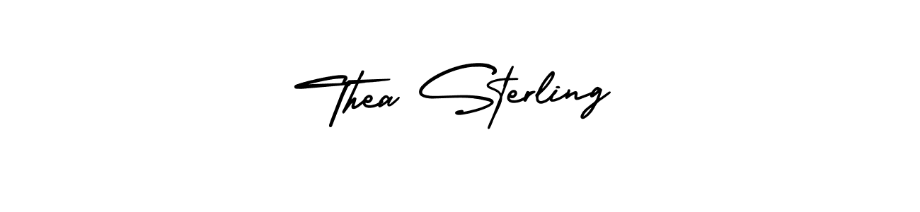 Best and Professional Signature Style for Thea Sterling. AmerikaSignatureDemo-Regular Best Signature Style Collection. Thea Sterling signature style 3 images and pictures png