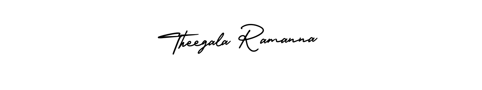 Make a beautiful signature design for name Theegala Ramanna. Use this online signature maker to create a handwritten signature for free. Theegala Ramanna signature style 3 images and pictures png