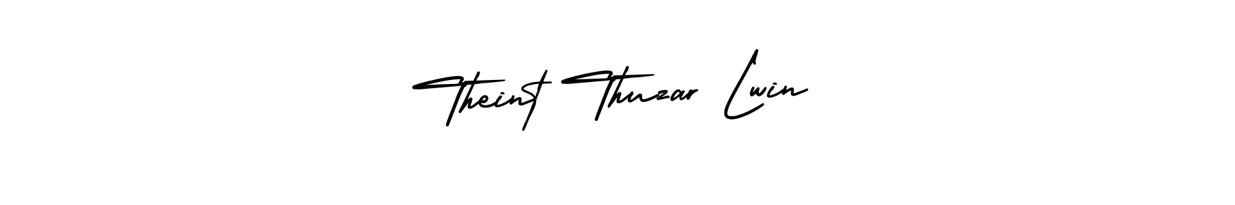 It looks lik you need a new signature style for name Theint Thuzar Lwin. Design unique handwritten (AmerikaSignatureDemo-Regular) signature with our free signature maker in just a few clicks. Theint Thuzar Lwin signature style 3 images and pictures png