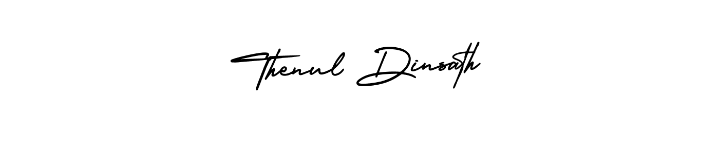 Make a beautiful signature design for name Thenul Dinsath. Use this online signature maker to create a handwritten signature for free. Thenul Dinsath signature style 3 images and pictures png