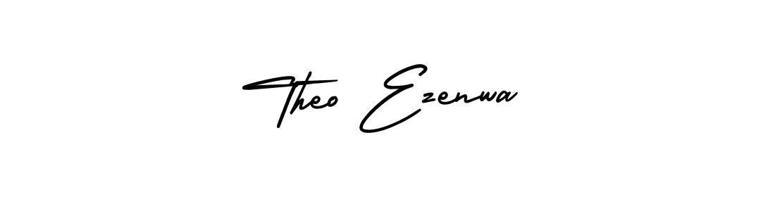 Make a short Theo Ezenwa signature style. Manage your documents anywhere anytime using AmerikaSignatureDemo-Regular. Create and add eSignatures, submit forms, share and send files easily. Theo Ezenwa signature style 3 images and pictures png