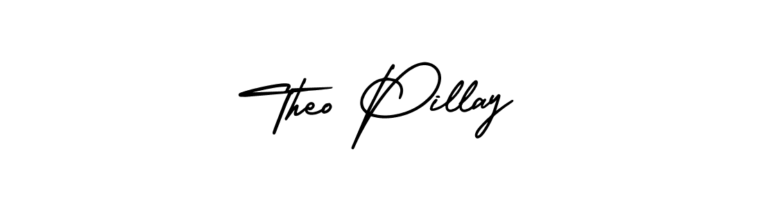 This is the best signature style for the Theo Pillay name. Also you like these signature font (AmerikaSignatureDemo-Regular). Mix name signature. Theo Pillay signature style 3 images and pictures png