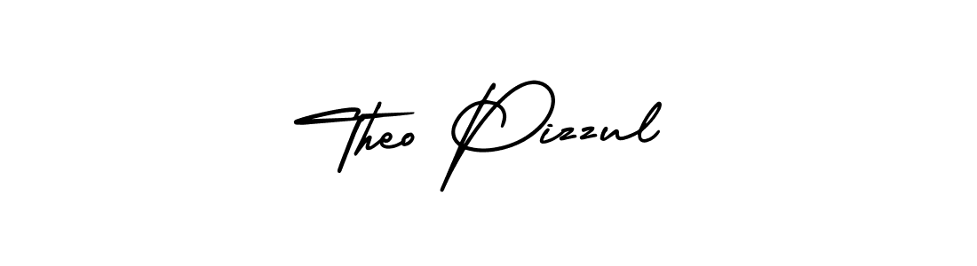 It looks lik you need a new signature style for name Theo Pizzul. Design unique handwritten (AmerikaSignatureDemo-Regular) signature with our free signature maker in just a few clicks. Theo Pizzul signature style 3 images and pictures png