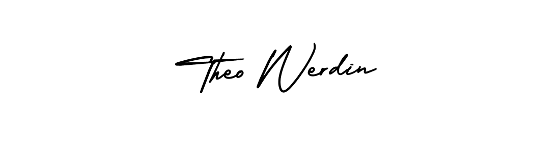 How to Draw Theo Werdin signature style? AmerikaSignatureDemo-Regular is a latest design signature styles for name Theo Werdin. Theo Werdin signature style 3 images and pictures png