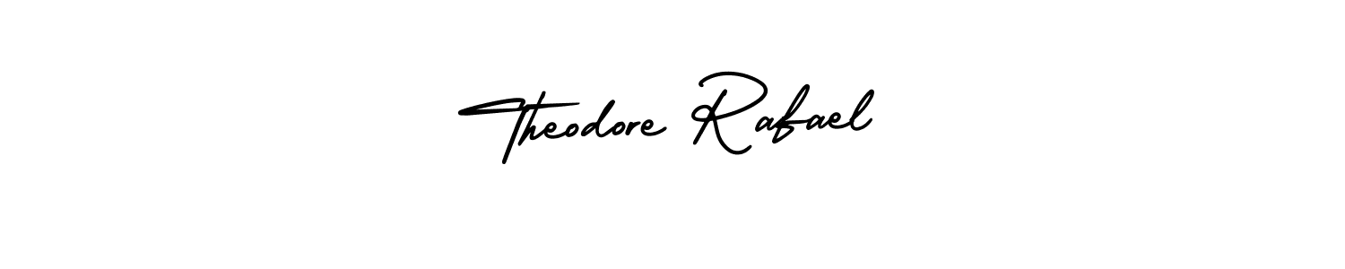 Create a beautiful signature design for name Theodore Rafael. With this signature (AmerikaSignatureDemo-Regular) fonts, you can make a handwritten signature for free. Theodore Rafael signature style 3 images and pictures png