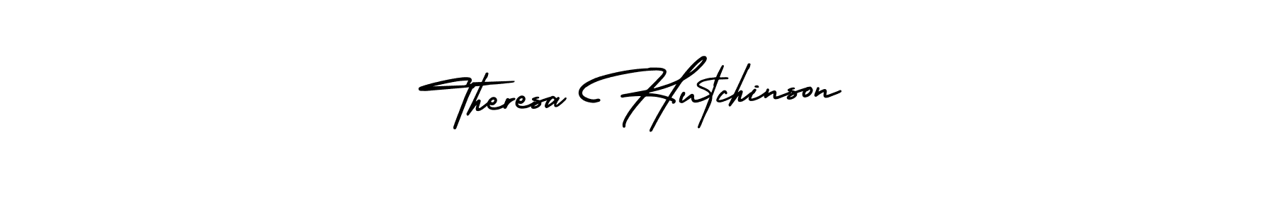 if you are searching for the best signature style for your name Theresa Hutchinson. so please give up your signature search. here we have designed multiple signature styles  using AmerikaSignatureDemo-Regular. Theresa Hutchinson signature style 3 images and pictures png