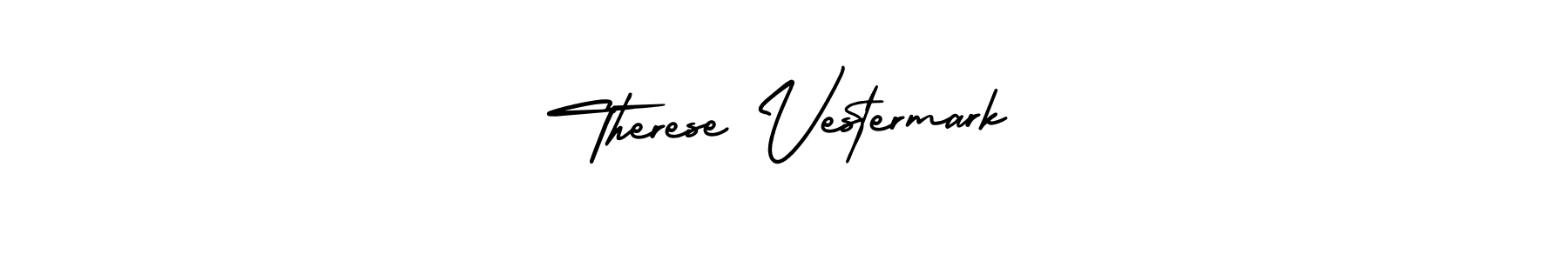 if you are searching for the best signature style for your name Therese Vestermark. so please give up your signature search. here we have designed multiple signature styles  using AmerikaSignatureDemo-Regular. Therese Vestermark signature style 3 images and pictures png