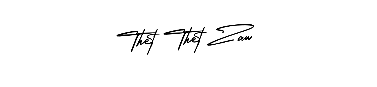 How to Draw Thet Thet Zaw signature style? AmerikaSignatureDemo-Regular is a latest design signature styles for name Thet Thet Zaw. Thet Thet Zaw signature style 3 images and pictures png