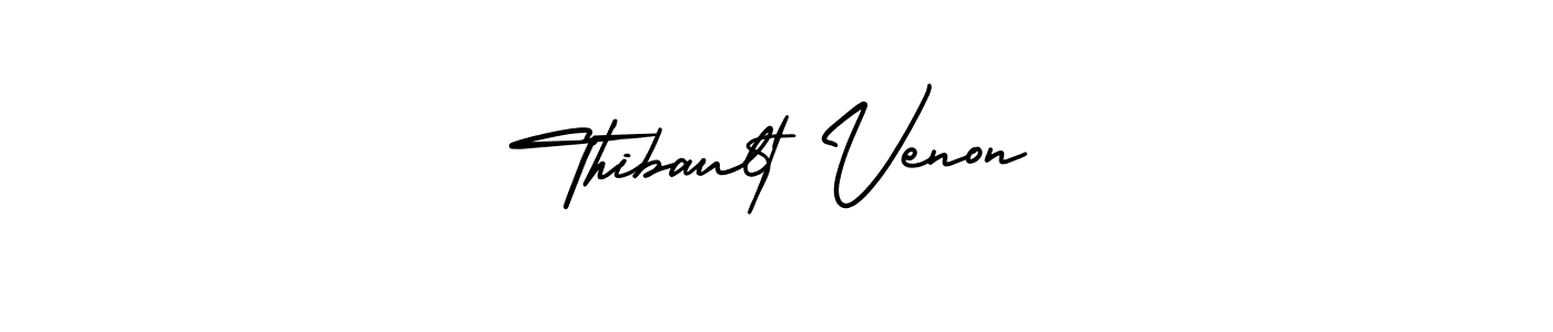 Create a beautiful signature design for name Thibault Venon. With this signature (AmerikaSignatureDemo-Regular) fonts, you can make a handwritten signature for free. Thibault Venon signature style 3 images and pictures png
