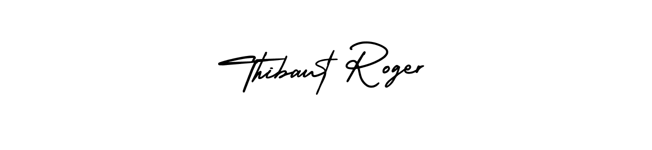 How to make Thibaut Roger name signature. Use AmerikaSignatureDemo-Regular style for creating short signs online. This is the latest handwritten sign. Thibaut Roger signature style 3 images and pictures png