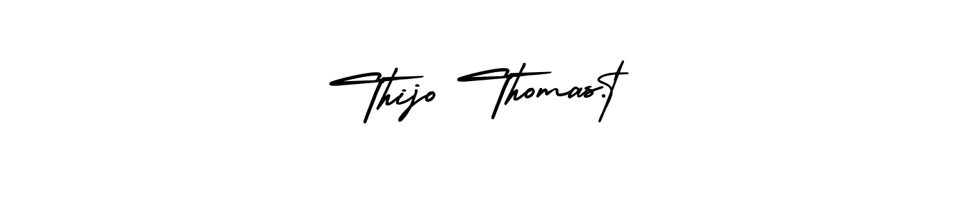 It looks lik you need a new signature style for name Thijo Thomas.t. Design unique handwritten (AmerikaSignatureDemo-Regular) signature with our free signature maker in just a few clicks. Thijo Thomas.t signature style 3 images and pictures png