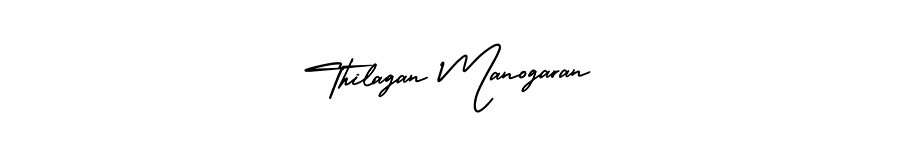 Create a beautiful signature design for name Thilagan Manogaran. With this signature (AmerikaSignatureDemo-Regular) fonts, you can make a handwritten signature for free. Thilagan Manogaran signature style 3 images and pictures png