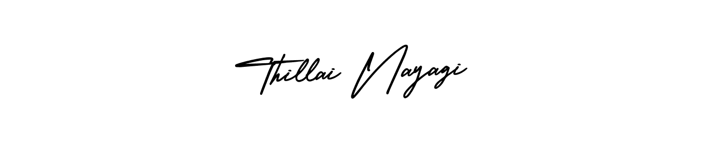 How to make Thillai Nayagi signature? AmerikaSignatureDemo-Regular is a professional autograph style. Create handwritten signature for Thillai Nayagi name. Thillai Nayagi signature style 3 images and pictures png