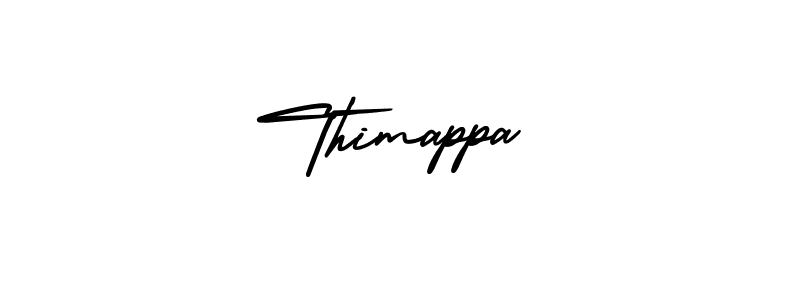 How to make Thimappa name signature. Use AmerikaSignatureDemo-Regular style for creating short signs online. This is the latest handwritten sign. Thimappa signature style 3 images and pictures png