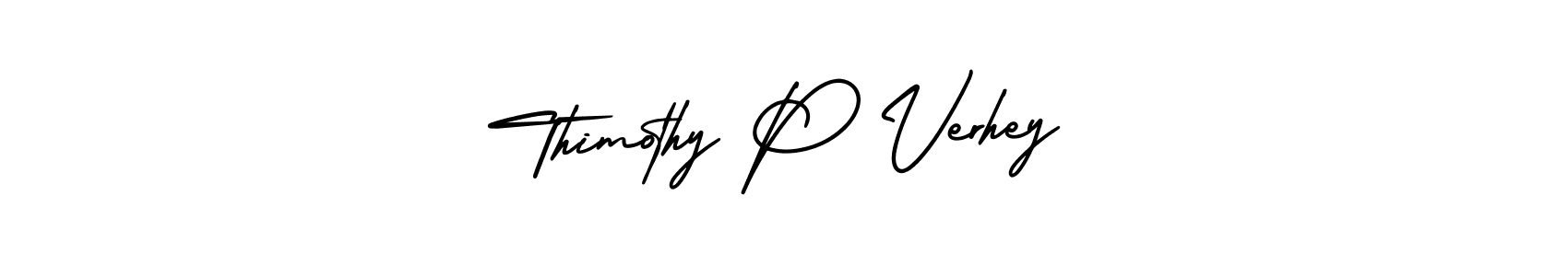 Also You can easily find your signature by using the search form. We will create Thimothy P Verhey name handwritten signature images for you free of cost using AmerikaSignatureDemo-Regular sign style. Thimothy P Verhey signature style 3 images and pictures png