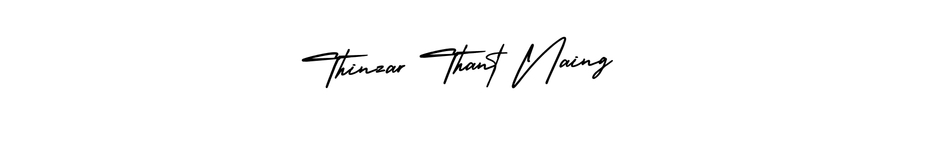 Use a signature maker to create a handwritten signature online. With this signature software, you can design (AmerikaSignatureDemo-Regular) your own signature for name Thinzar Thant Naing. Thinzar Thant Naing signature style 3 images and pictures png