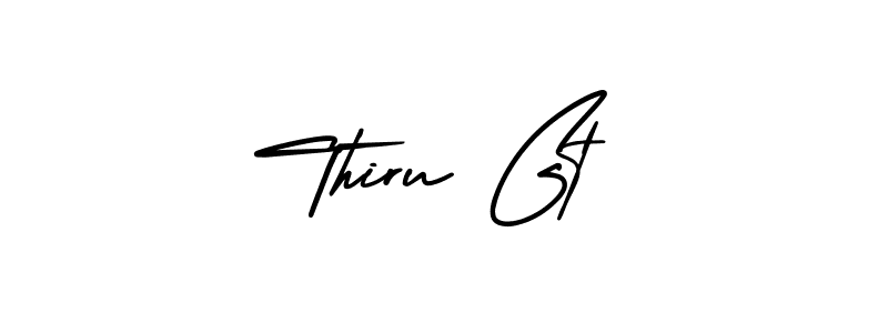 Thiru Gt stylish signature style. Best Handwritten Sign (AmerikaSignatureDemo-Regular) for my name. Handwritten Signature Collection Ideas for my name Thiru Gt. Thiru Gt signature style 3 images and pictures png