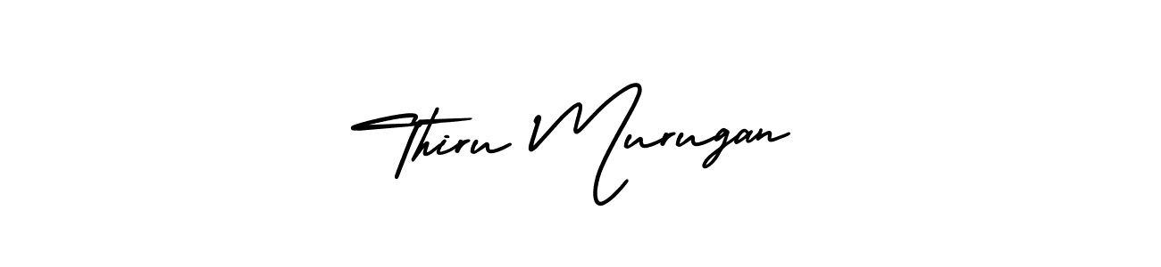 Also we have Thiru Murugan name is the best signature style. Create professional handwritten signature collection using AmerikaSignatureDemo-Regular autograph style. Thiru Murugan signature style 3 images and pictures png