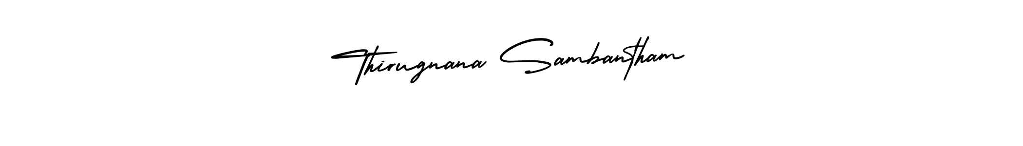 Create a beautiful signature design for name Thirugnana Sambantham. With this signature (AmerikaSignatureDemo-Regular) fonts, you can make a handwritten signature for free. Thirugnana Sambantham signature style 3 images and pictures png