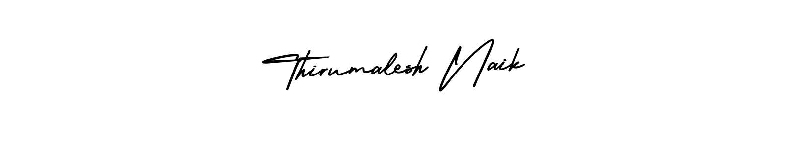 How to make Thirumalesh Naik signature? AmerikaSignatureDemo-Regular is a professional autograph style. Create handwritten signature for Thirumalesh Naik name. Thirumalesh Naik signature style 3 images and pictures png