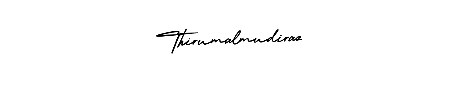 This is the best signature style for the Thirumalmudiraz name. Also you like these signature font (AmerikaSignatureDemo-Regular). Mix name signature. Thirumalmudiraz signature style 3 images and pictures png