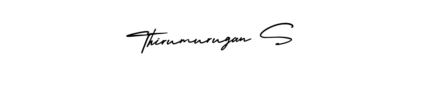 Similarly AmerikaSignatureDemo-Regular is the best handwritten signature design. Signature creator online .You can use it as an online autograph creator for name Thirumurugan S. Thirumurugan S signature style 3 images and pictures png