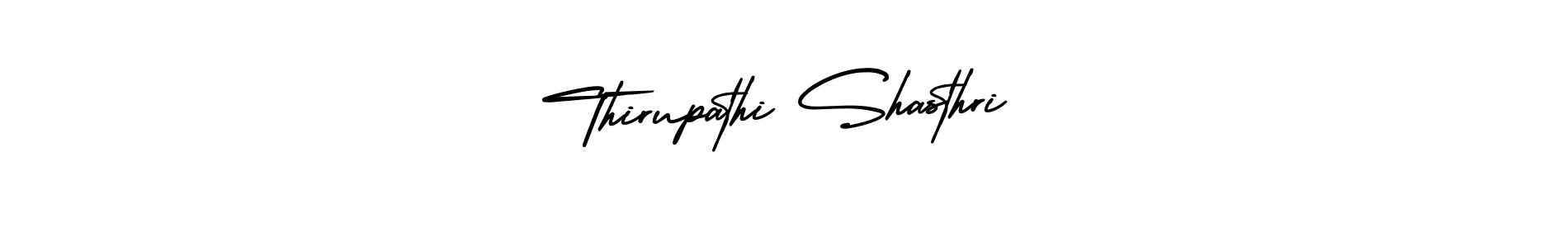 You can use this online signature creator to create a handwritten signature for the name Thirupathi Shasthri. This is the best online autograph maker. Thirupathi Shasthri signature style 3 images and pictures png