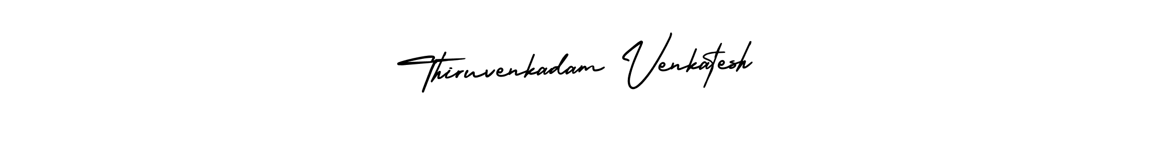It looks lik you need a new signature style for name Thiruvenkadam Venkatesh. Design unique handwritten (AmerikaSignatureDemo-Regular) signature with our free signature maker in just a few clicks. Thiruvenkadam Venkatesh signature style 3 images and pictures png