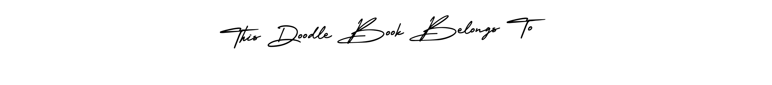 How to Draw This Doodle Book Belongs To signature style? AmerikaSignatureDemo-Regular is a latest design signature styles for name This Doodle Book Belongs To. This Doodle Book Belongs To signature style 3 images and pictures png