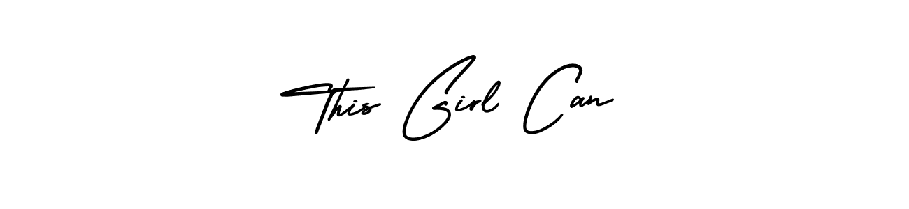 Design your own signature with our free online signature maker. With this signature software, you can create a handwritten (AmerikaSignatureDemo-Regular) signature for name This Girl Can. This Girl Can signature style 3 images and pictures png